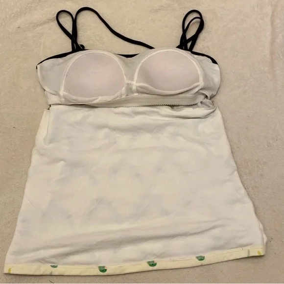 Lime Ricki Black and White Polka Dot Multicolor Parrot Bikini Top - Picture 8 of 15